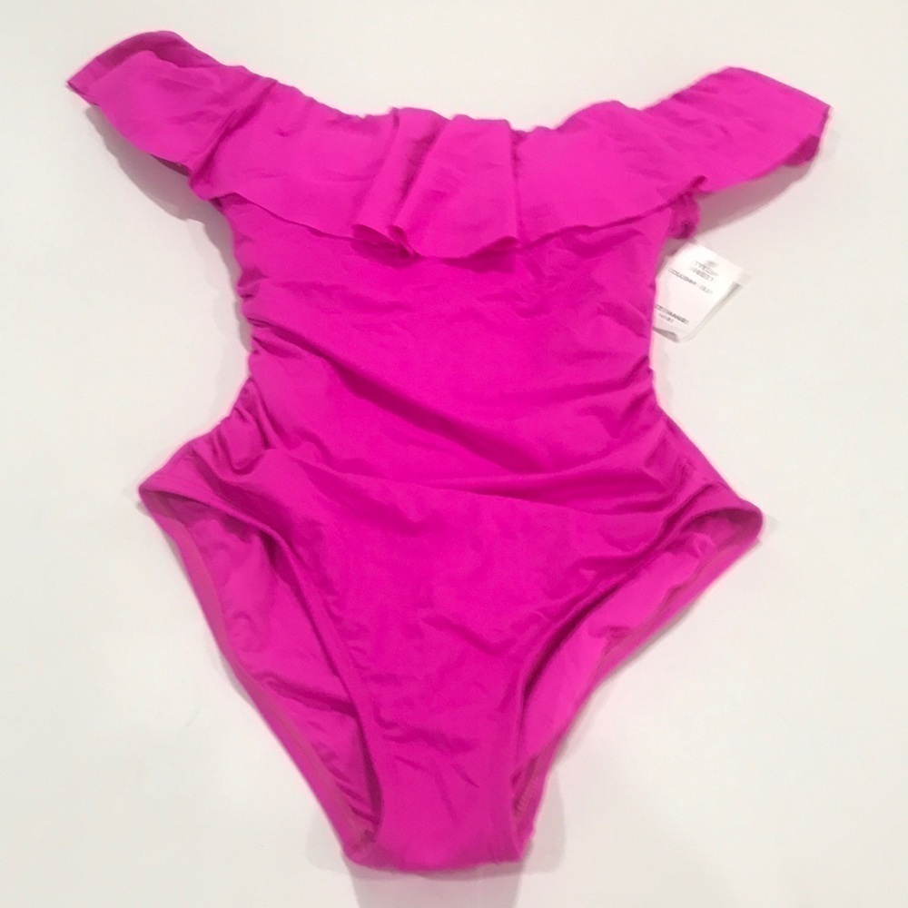 La Blanca Tammy control size 6 piece of the shoulder cross back swimsuit